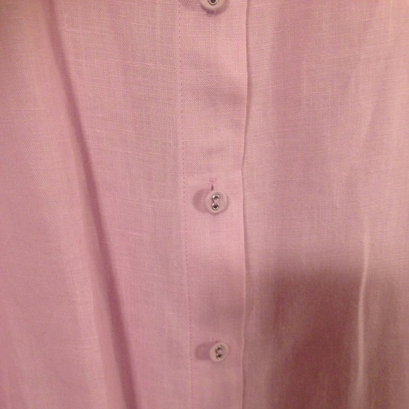 Eileen fisher linen tunic blouse EUC L - Picture 5 of 6